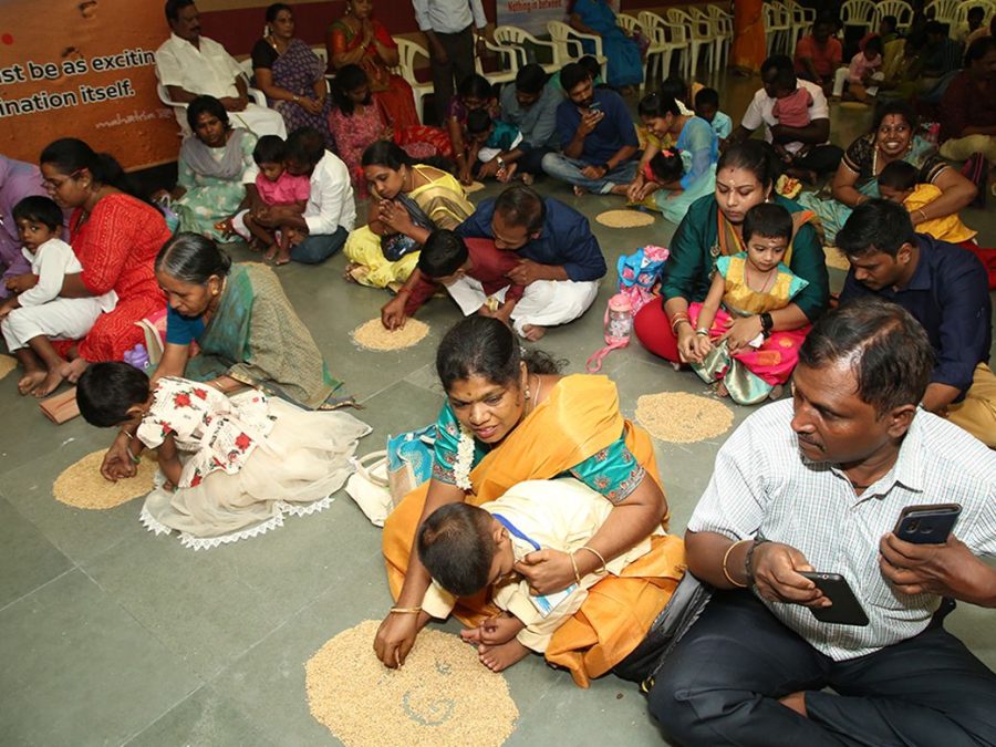 Aksharabhyasam at GRT Mahalakshmi Vidyalaya (2)