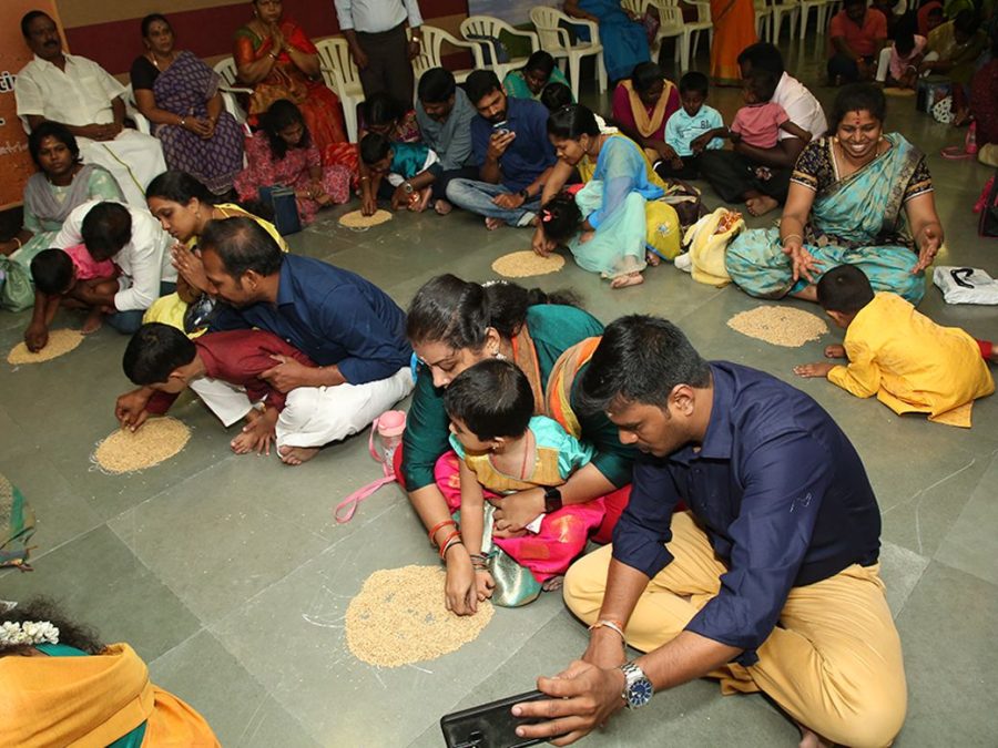 Aksharabhyasam at GRT Mahalakshmi Vidyalaya (4)